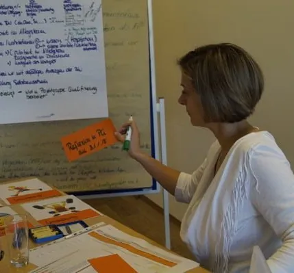 Moderation in einem Coaching für Unternehmen
