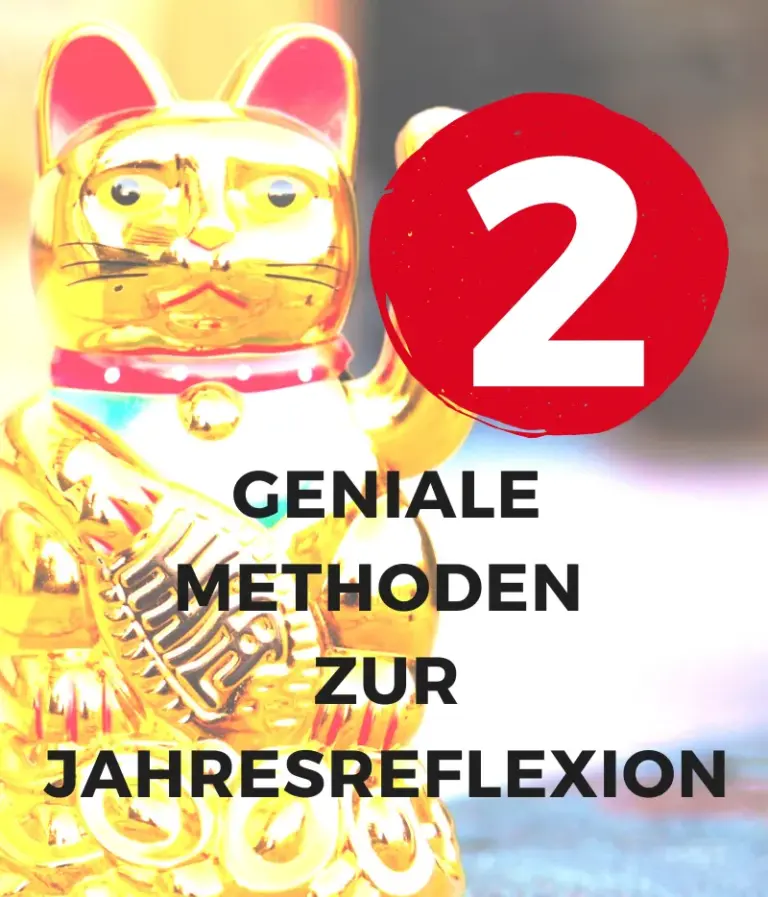 Maneki-neko und zwei Reflexionsmethoden